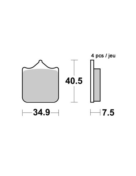 Plaquettes de freins AP RACING (Nouvelle Génération)