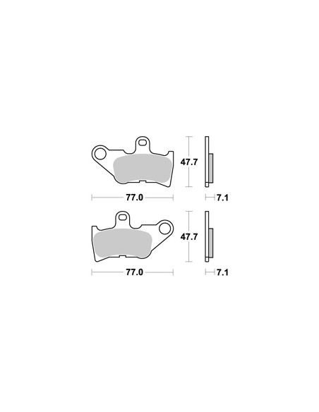 Plaquettes de freins AP RACING