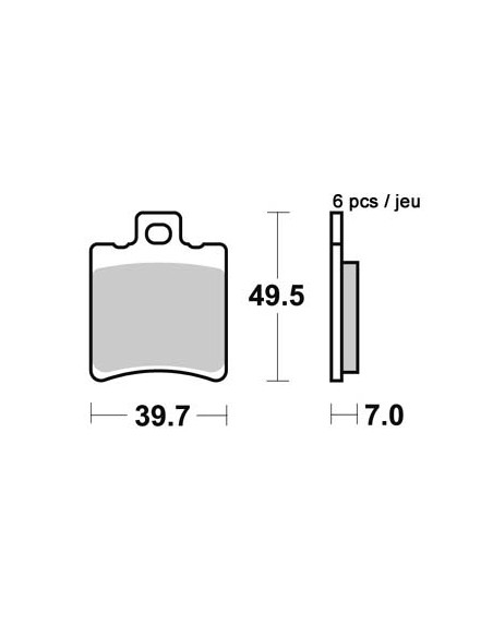 Plaquettes de freins AP RACING