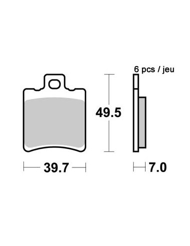 Plaquettes de freins AP RACING