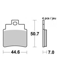 Plaquettes de freins AP RACING 2