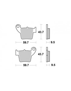 Plaquettes de freins AP RACING 2
