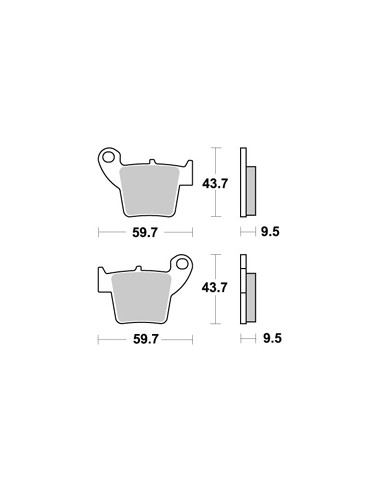 Plaquettes de freins AP RACING