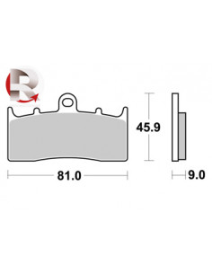 Plaquettes de freins AP RACING 2