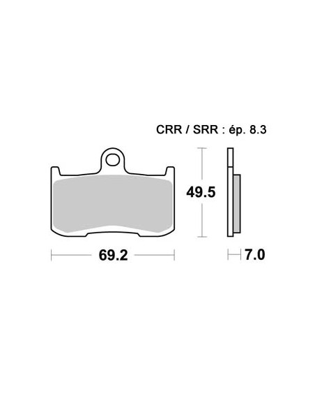 Plaquettes de freins AP RACING