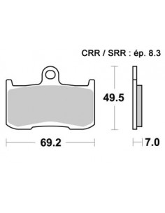 Plaquettes de freins AP RACING (Nouvelle Génération) 2