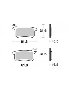 Plaquettes de freins AP RACING 2