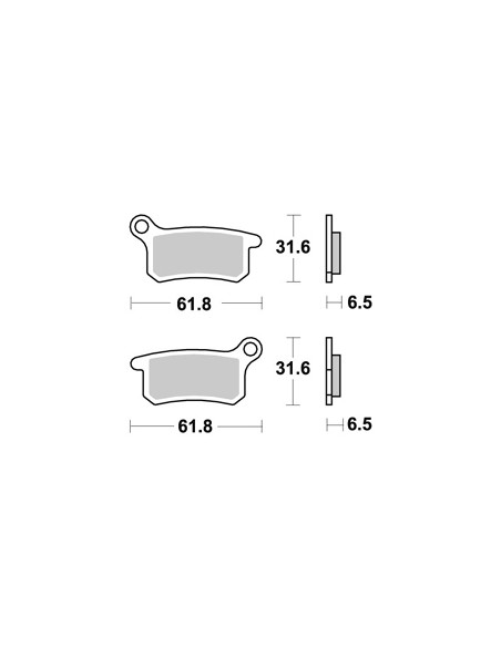 Plaquettes de freins AP RACING