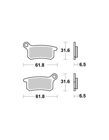 Plaquettes de freins AP RACING