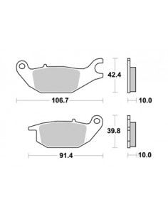 Plaquettes de freins AP RACING 2