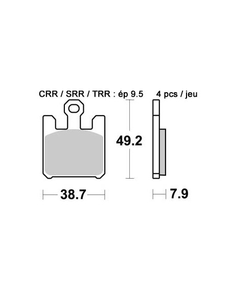 Plaquettes de freins AP RACING (Nouvelle Génération)