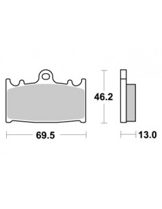 Plaquettes de freins AP RACING 2