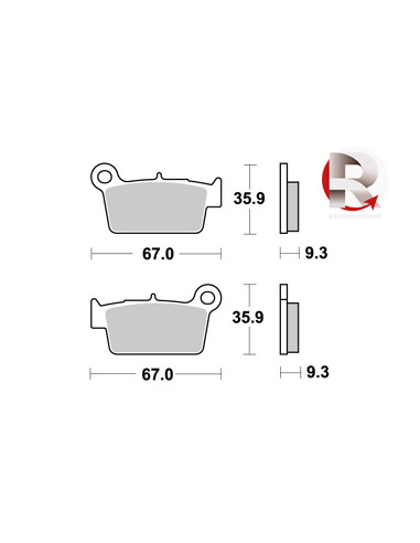 Plaquettes de freins AP RACING
