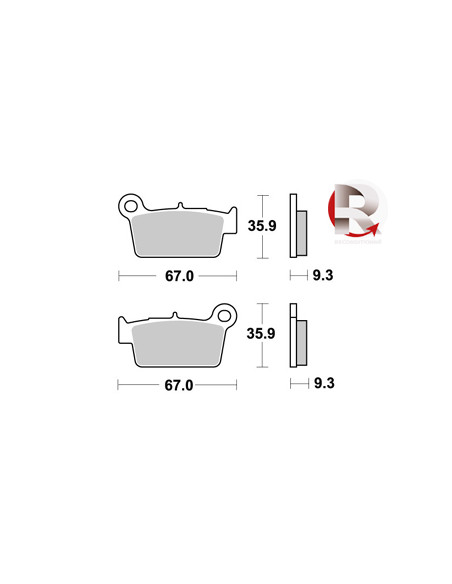 Plaquettes de freins AP RACING