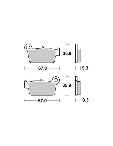 Plaquettes de freins AP RACING