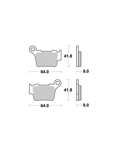 Plaquettes de freins AP RACING