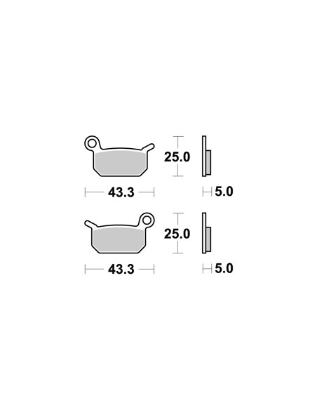 Plaquettes de freins AP RACING