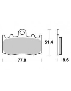 Plaquettes de freins AP RACING 2