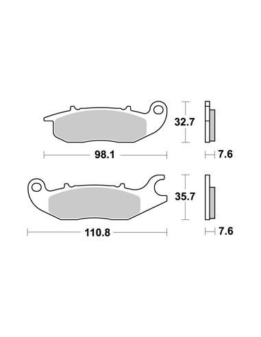 Plaquettes de freins AP RACING Plaquettes de freins AP RACING