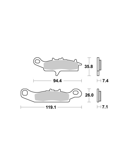 Plaquettes de freins AP RACING