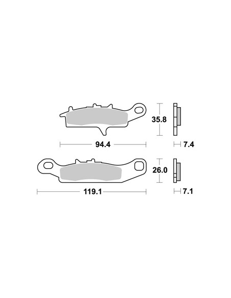 Plaquettes de freins AP RACING