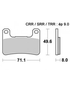 Plaquettes de freins AP RACING 2