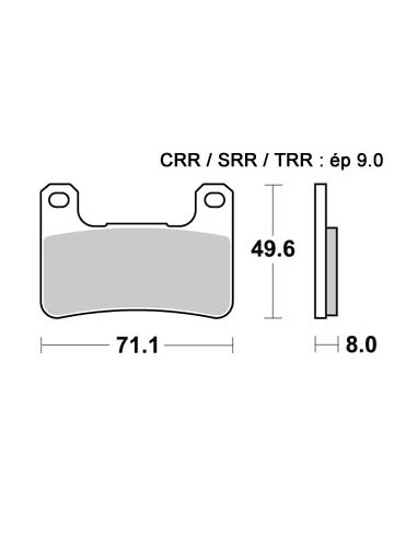 Plaquettes de freins AP RACING (Nouvelle Génération)