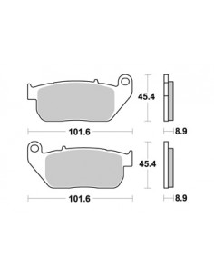 Plaquettes de freins AP RACING 2