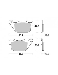 Plaquettes de freins AP RACING 2