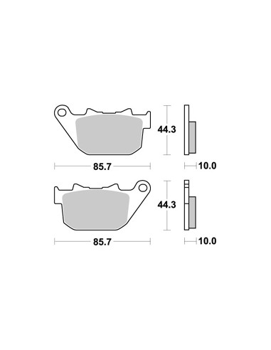 Plaquettes de freins AP RACING