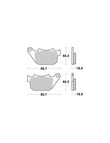Plaquettes de freins AP RACING