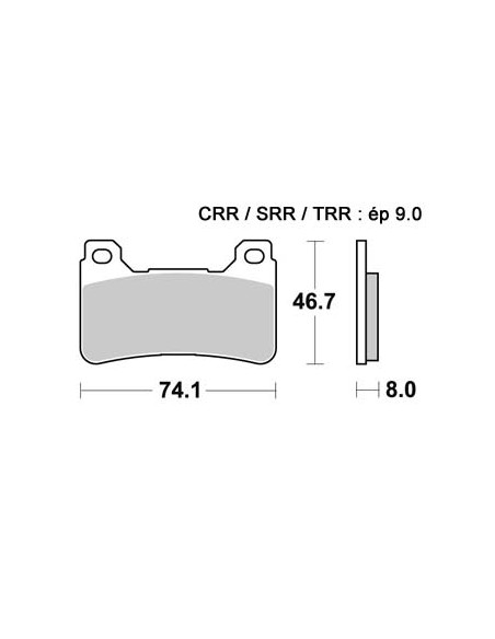 Plaquettes de freins AP RACING