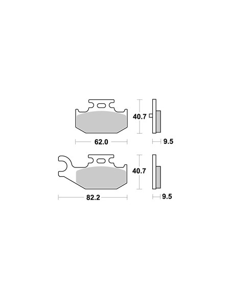 Plaquettes de freins AP RACING