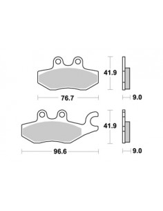 Plaquettes de freins AP RACING 2