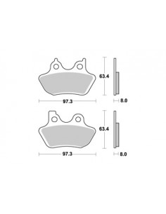 Plaquettes de freins AP RACING 2