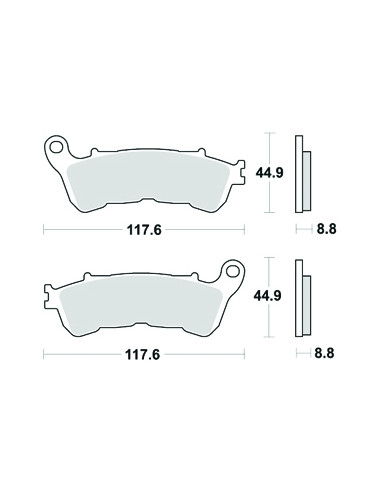 Plaquettes de freins AP RACING (Nouvelle Génération)