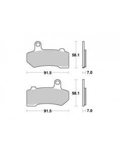 Plaquettes de freins AP RACING 2