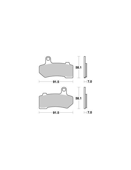 Plaquettes de freins AP RACING