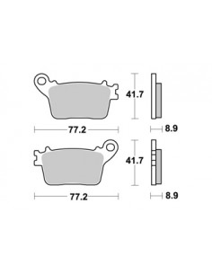 Plaquettes de freins AP RACING 2