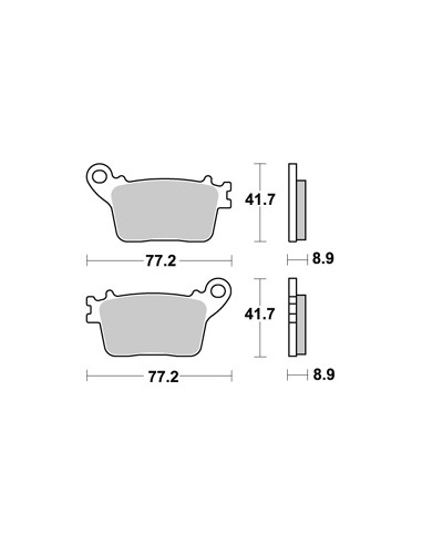 Plaquettes de freins AP RACING