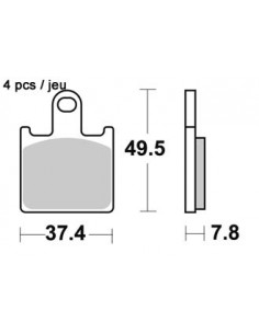 Plaquettes de freins AP RACING 2