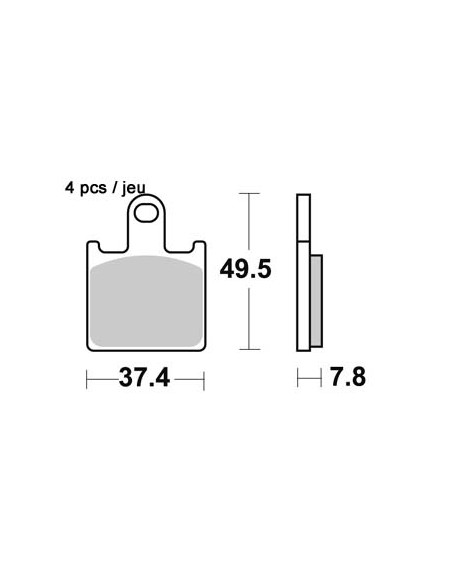 Plaquettes de freins AP RACING