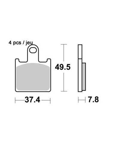 Plaquettes de freins AP RACING (Nouvelle Génération)