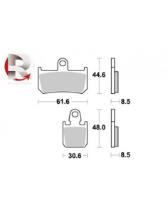 Plaquettes de freins AP RACING 2
