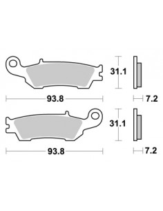 Plaquettes de freins AP RACING 2