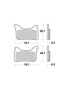 Plaquettes de freins AP RACING 2