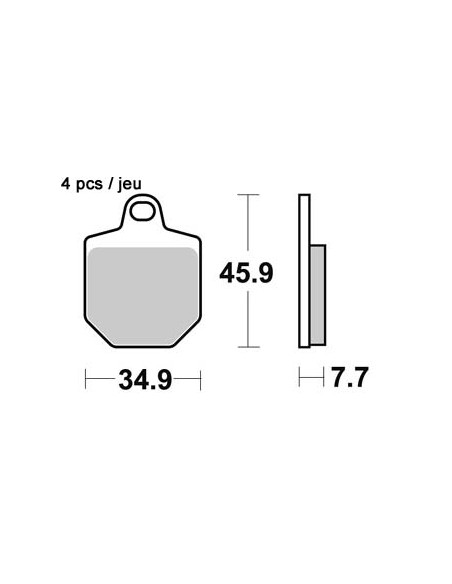 Plaquettes de freins AP RACING