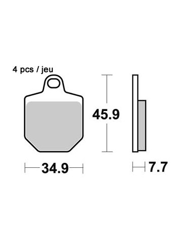 Plaquettes de freins AP RACING