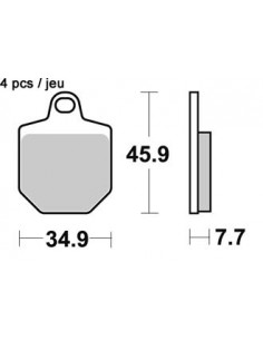 Plaquettes de freins AP RACING 2