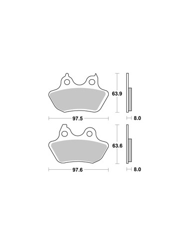 Plaquettes de freins AP RACING